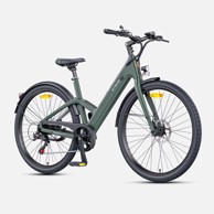 ENGWE N1 Air Step Through karbonski električni bicikl 26" 250W 10Ah, zeleni